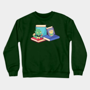 Studying chameleon Crewneck Sweatshirt